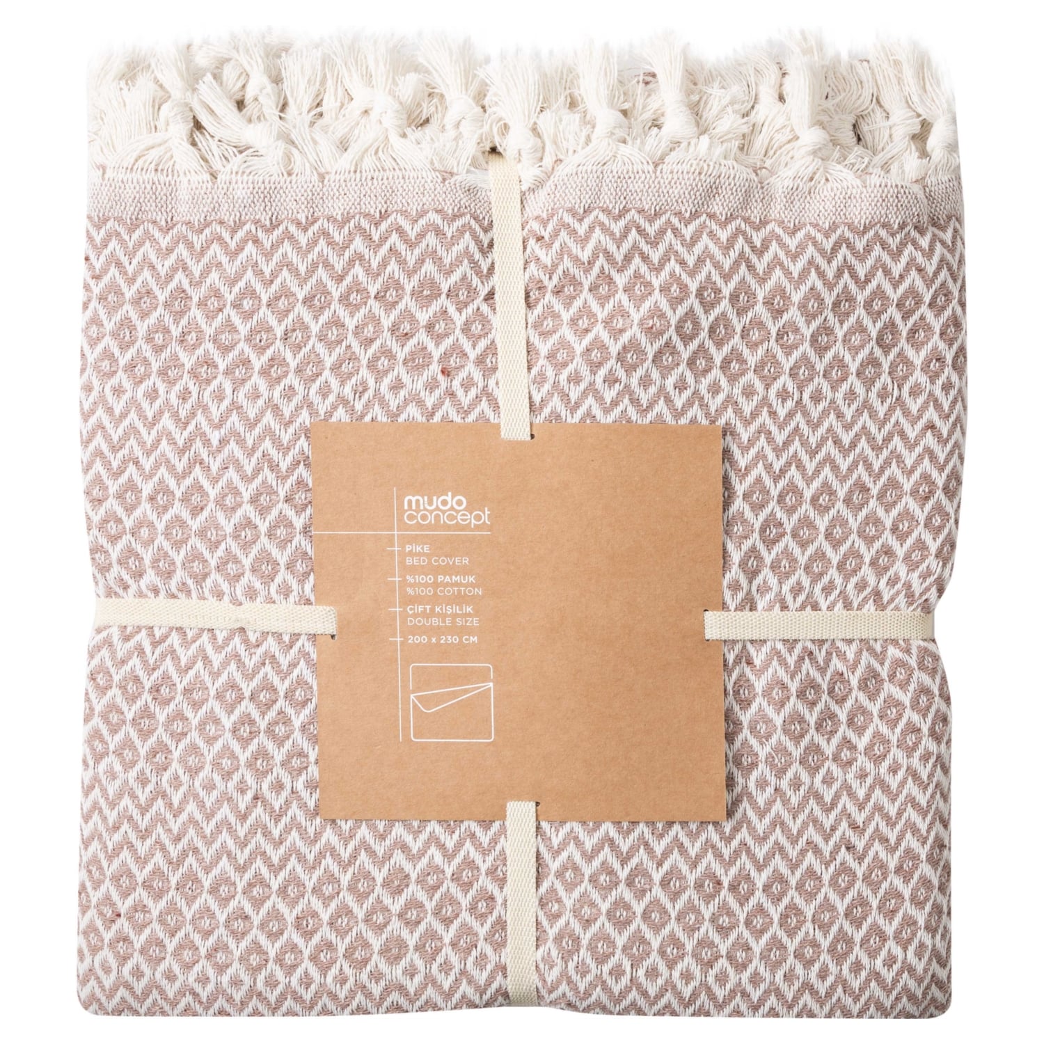 NANCY BEJ ÇİFT KİŞİLİK PİKE 200X230CM