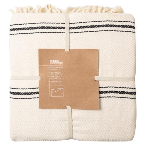  MIRA YATAK ÖRTÜSÜ NATUREL SİYAH 200X240