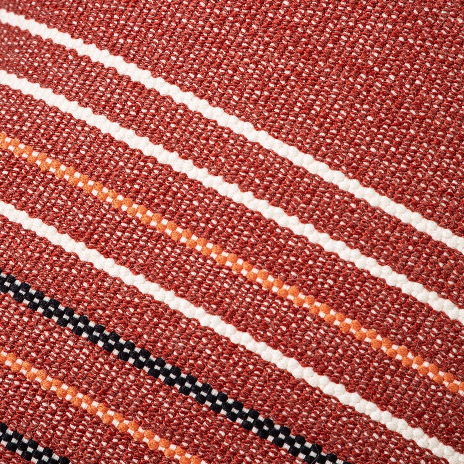 VELLA ÇİZGİLİ KIRLENT KILIFI KİREMİT 35X55