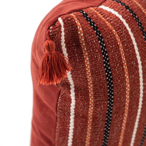  VELLA ÇİZGİLİ KIRLENT KILIFI KİREMİT 35X55