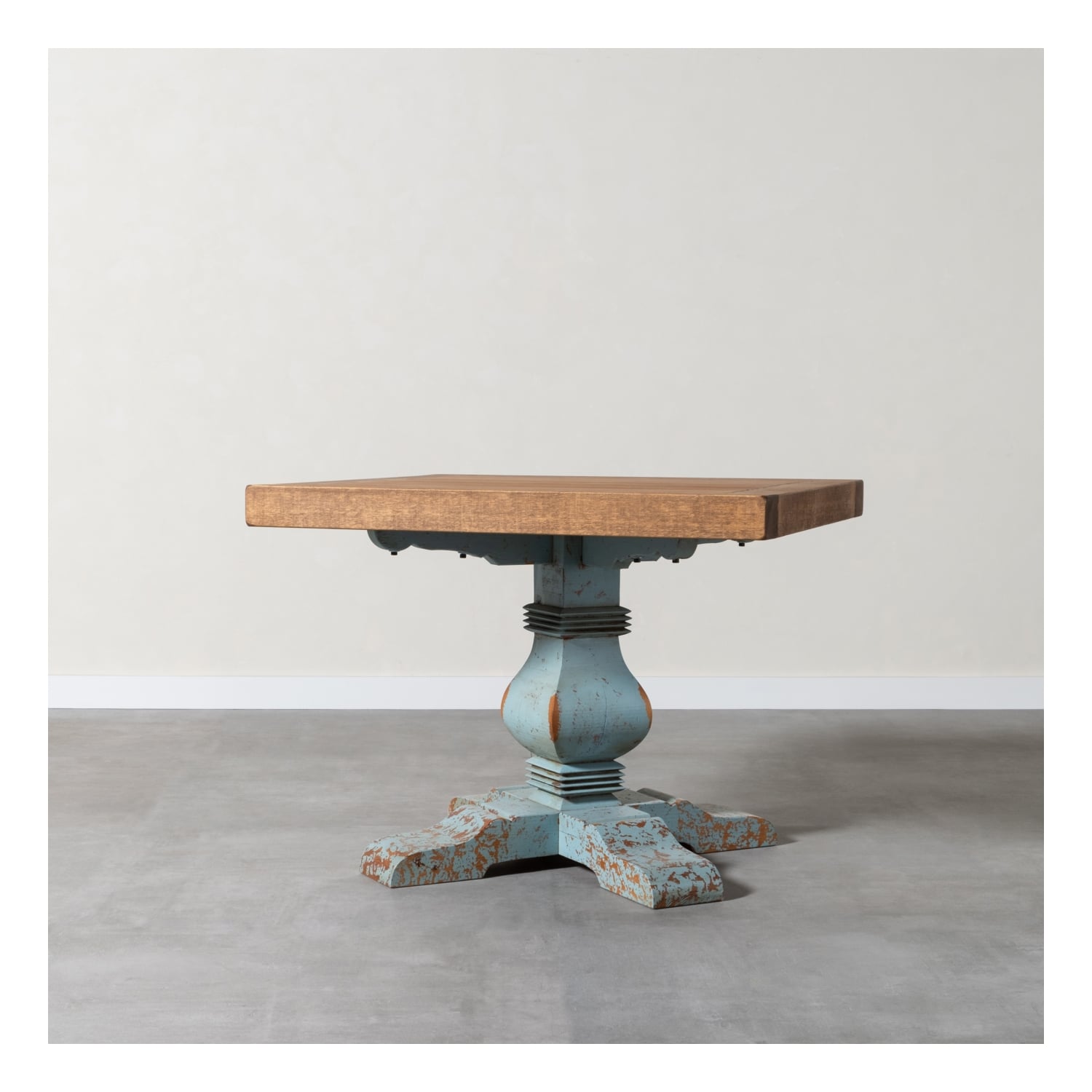 ABEL MASİF AHŞAP ESKİTME YEMEK MASASI