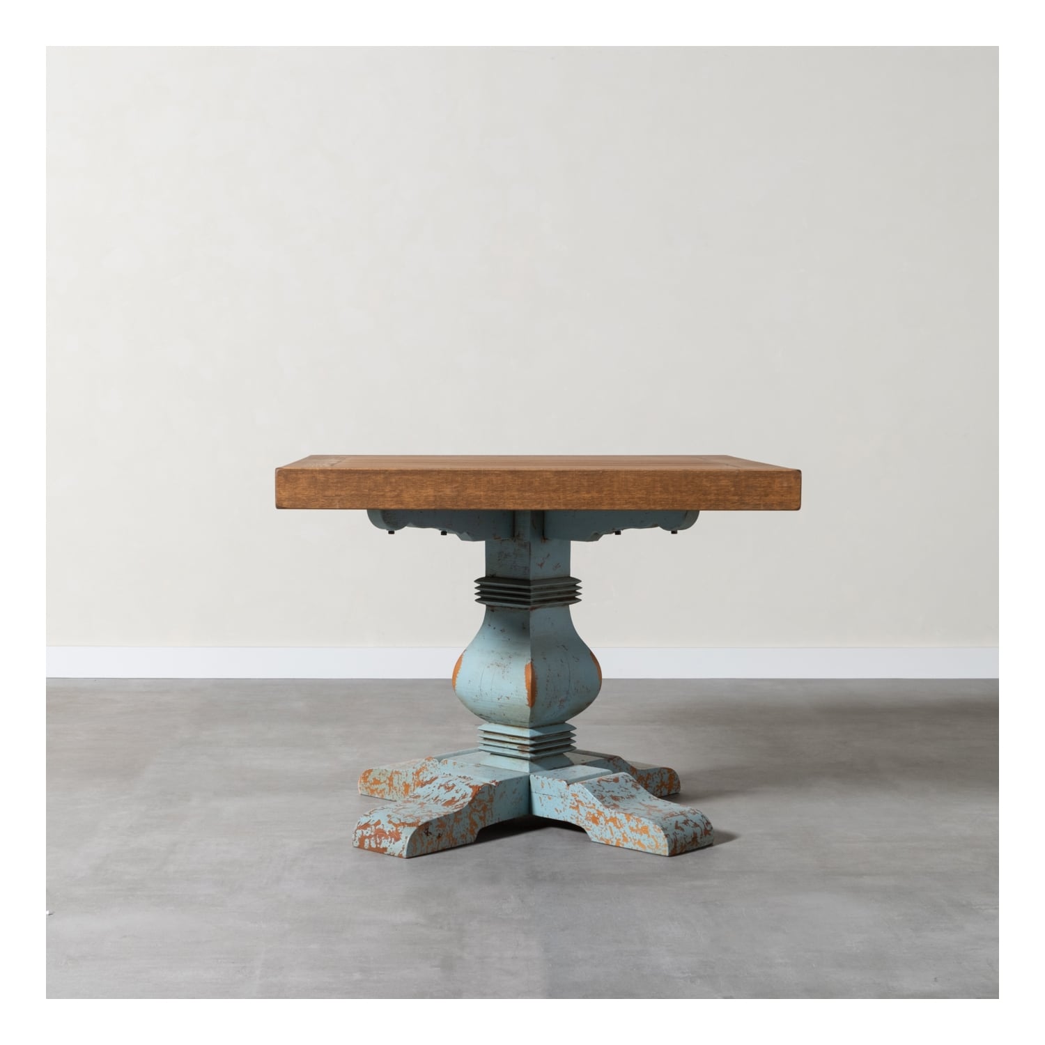 ABEL MASİF AHŞAP ESKİTME YEMEK MASASI