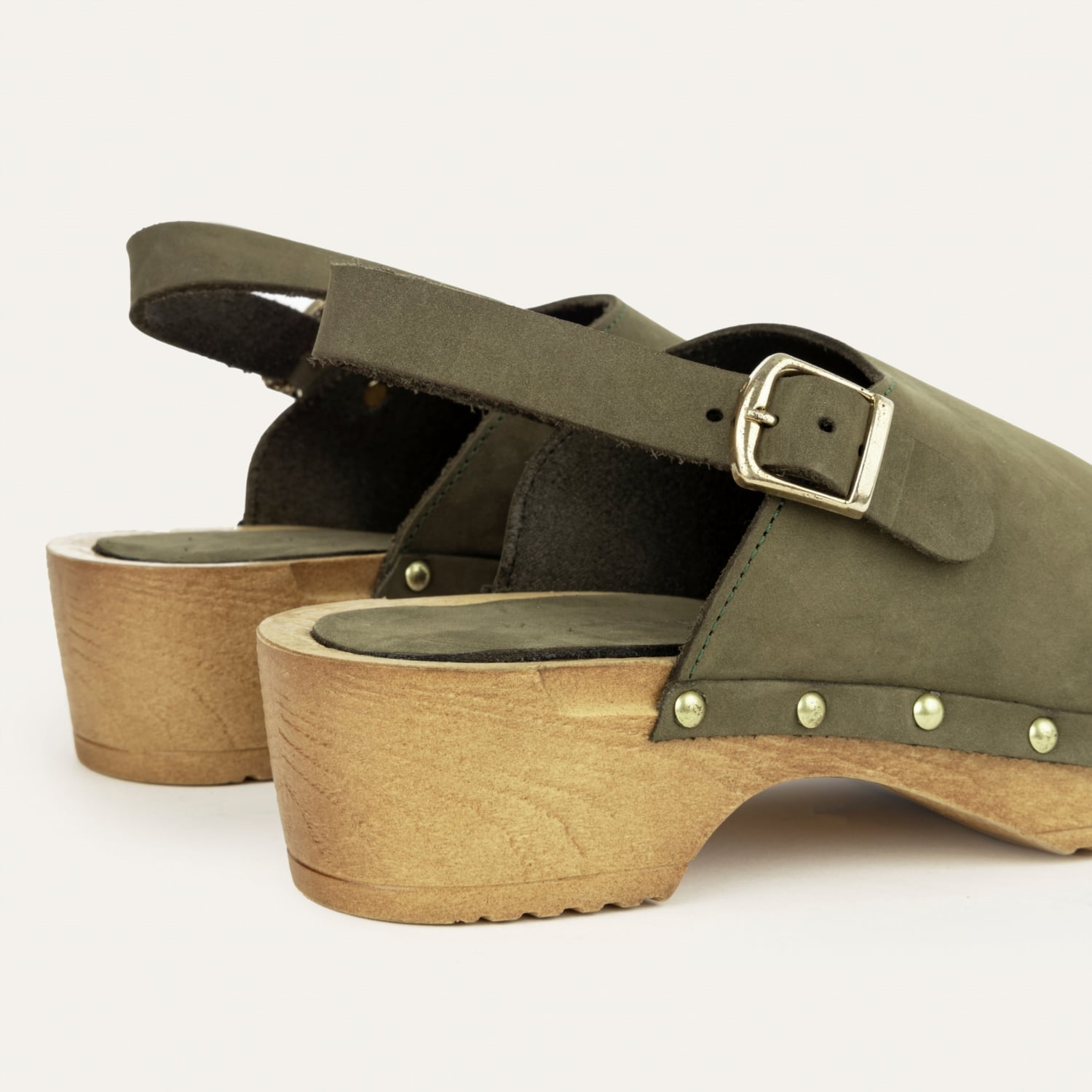 HAKİKİ DERİ TOPUKLU SABO