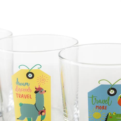  ANIMAL BARDAK SETİ 4LÜ 380 ML