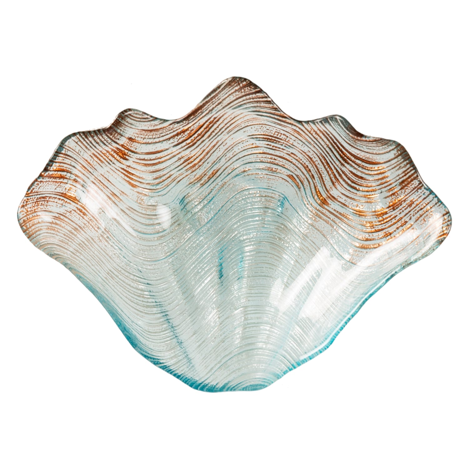 OYSTER DEKORATİF TABAK MAVİ 27 CM