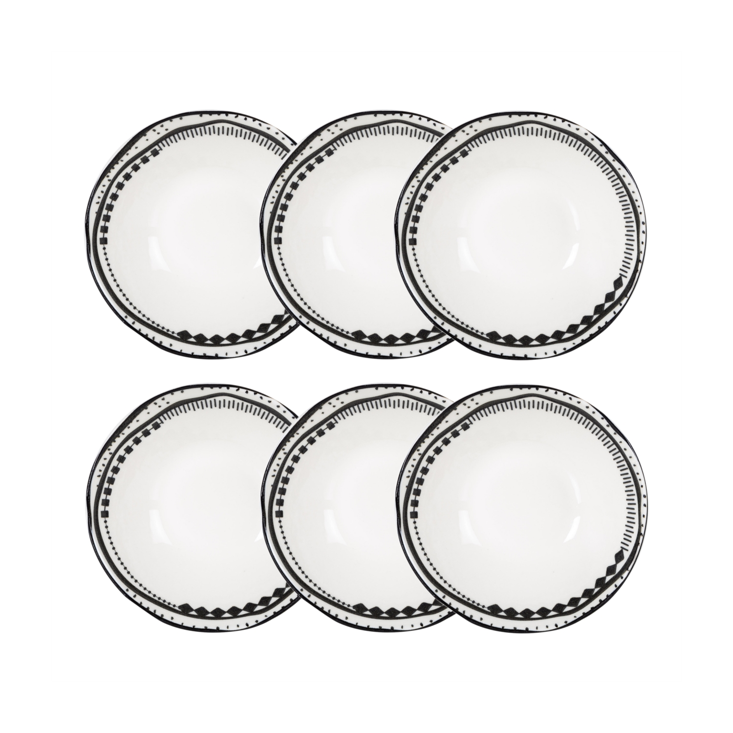 BLACK CHIC KASE SETİ 6LI- 16CM