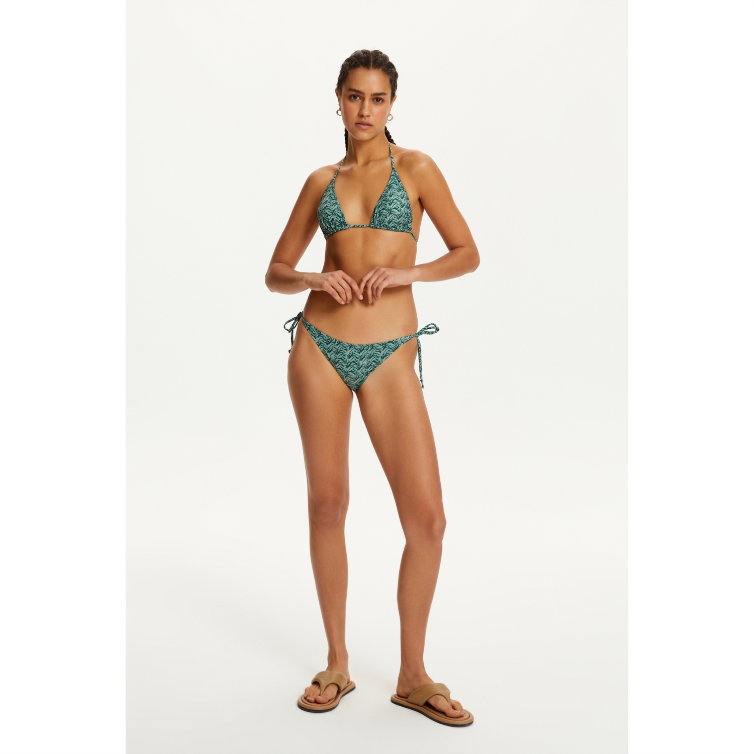 DESENLİ İNCE İPLİ BİKİNİ ALTI