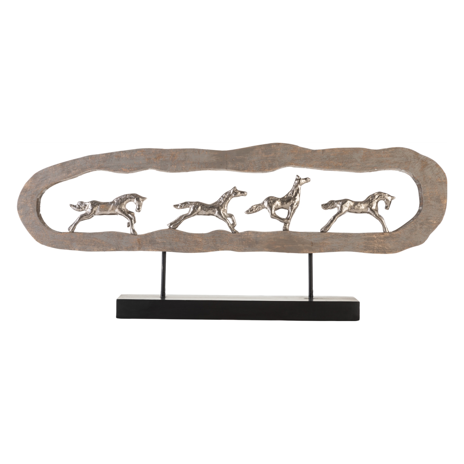 HORSES AHŞAP BİBLO 78X8X30CM