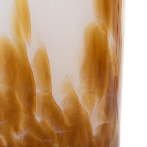  BLOWN VAZO AMBER 12X30 CM