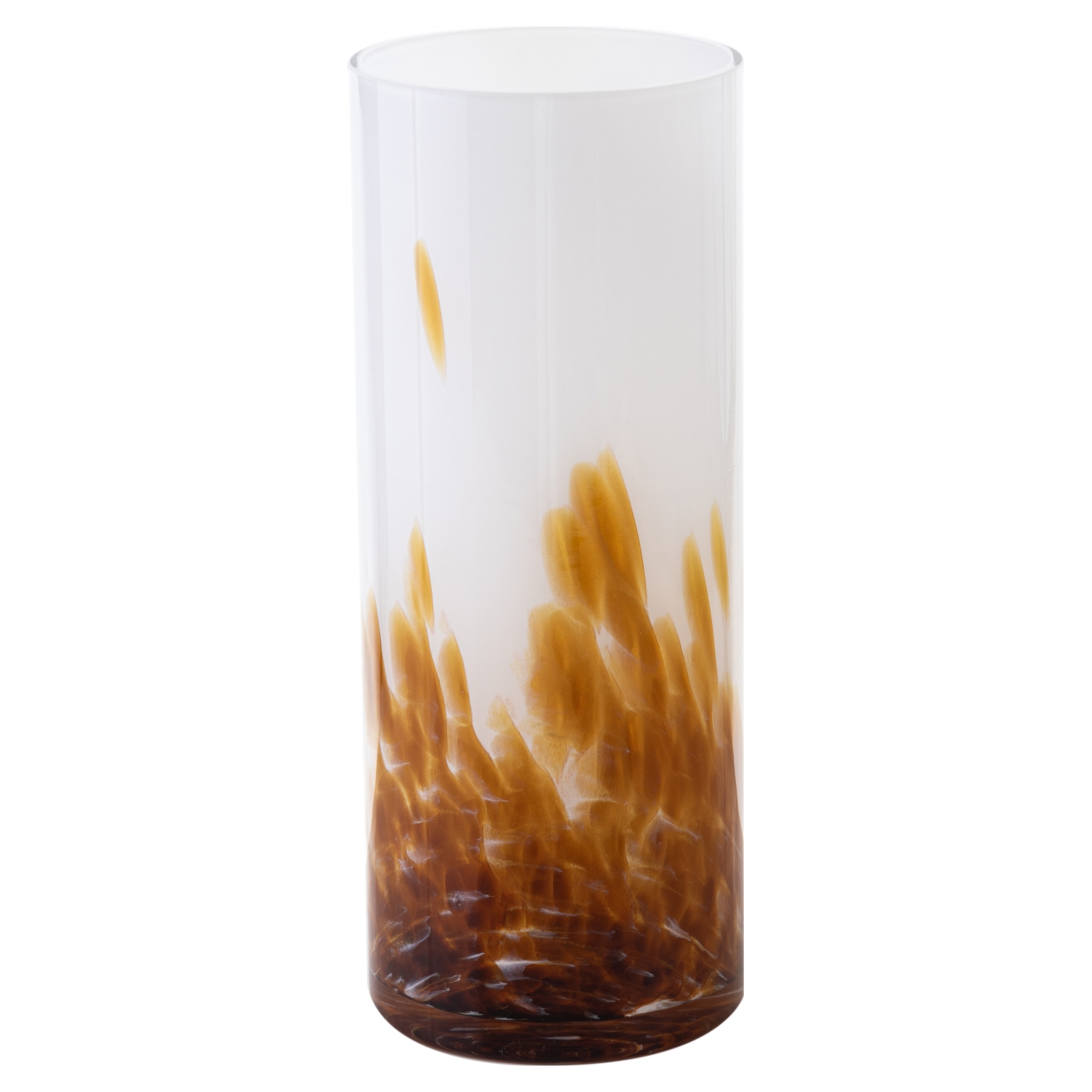 BLOWN VAZO AMBER 12X30 CM