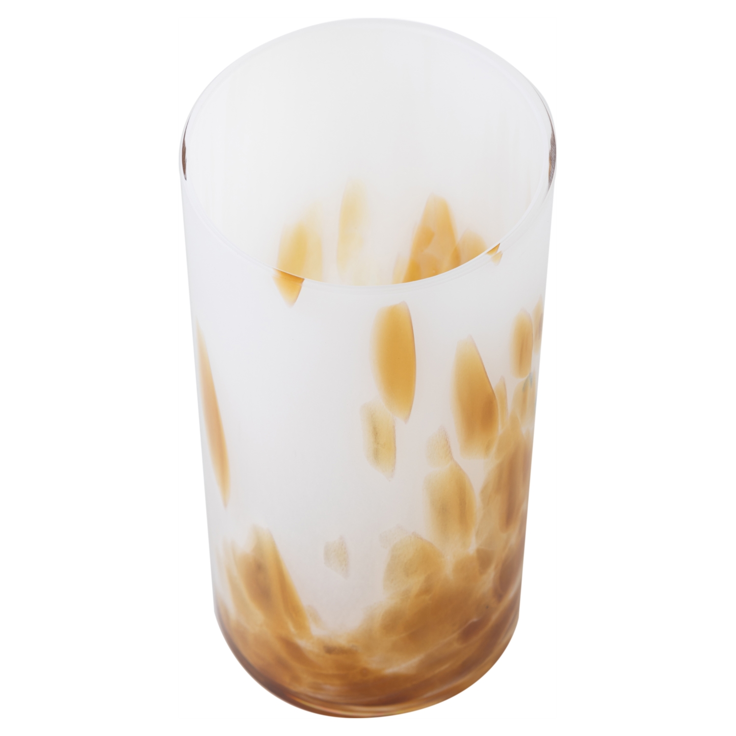 BLOWN VAZO AMBER 12X25 CM