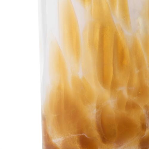  BLOWN VAZO AMBER 12X25 CM