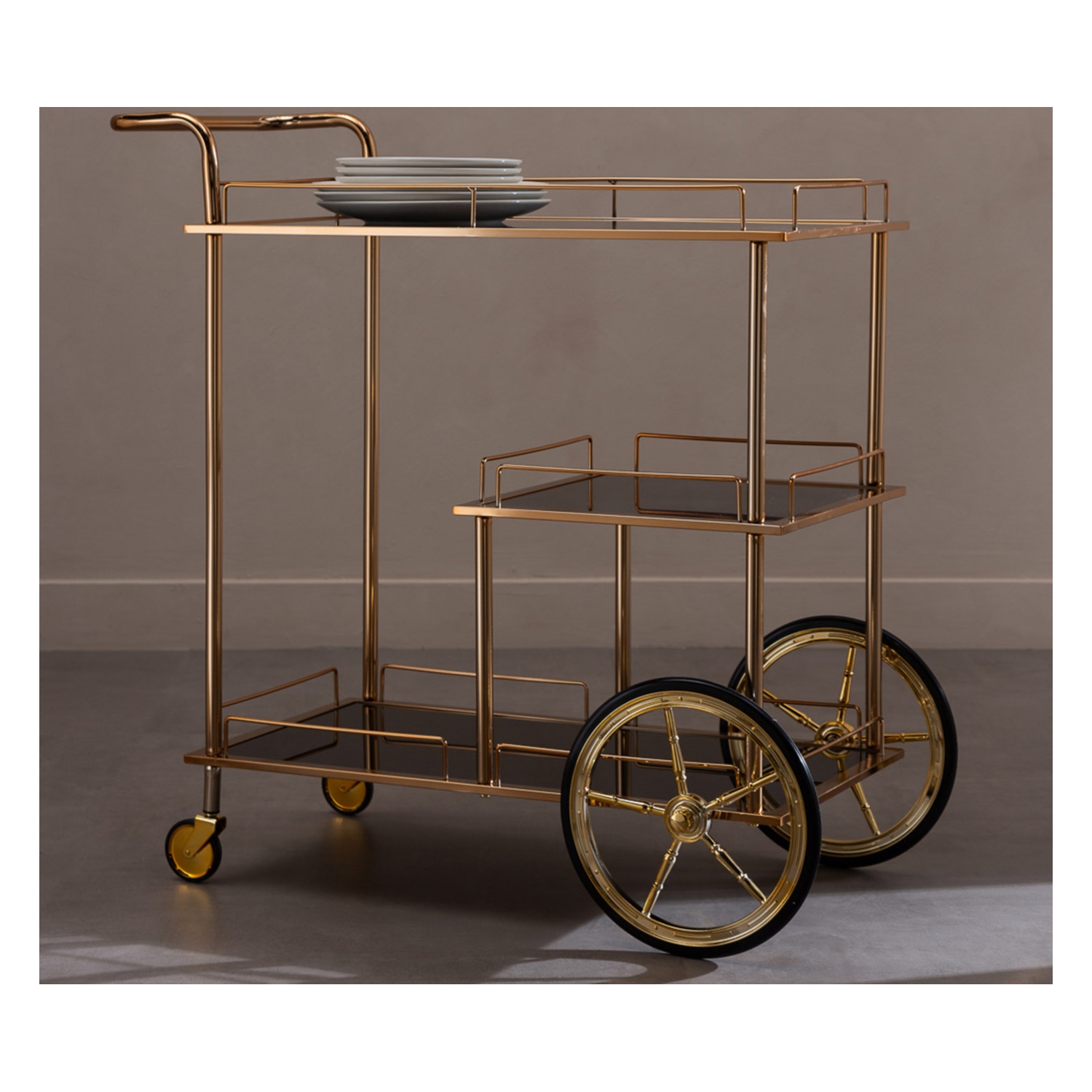 ÜÇ KATLI SERVIS ARABASI CHIC- ALTIN