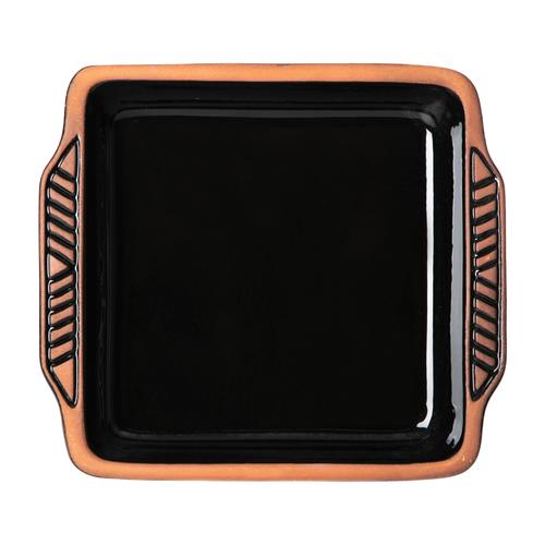  NATURAL DİKDÖRTGEN FIRIN KABI 1.8ML SİYAH