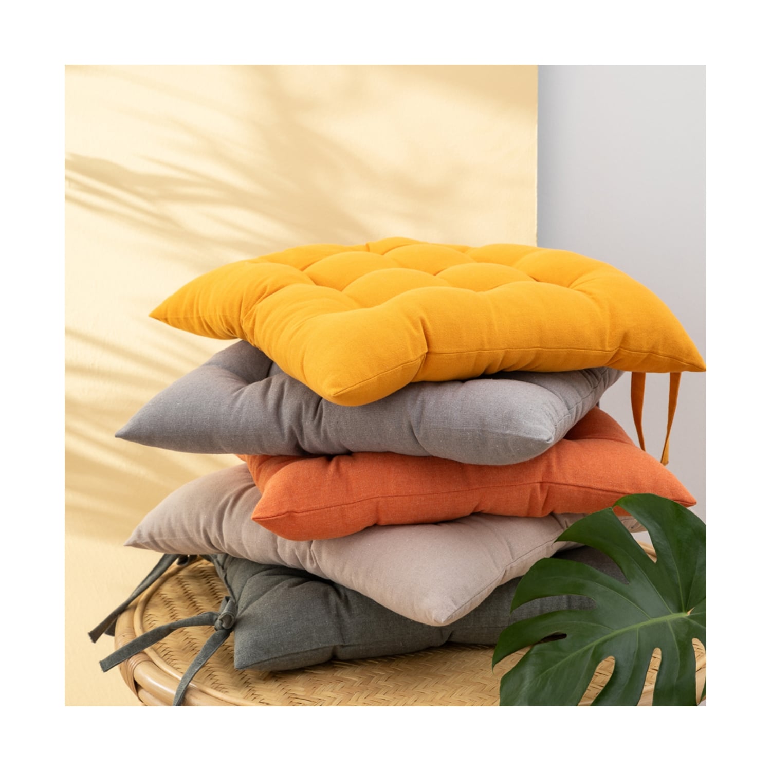 NIMES SANDALYE MİNDERİ GRİ 45X45