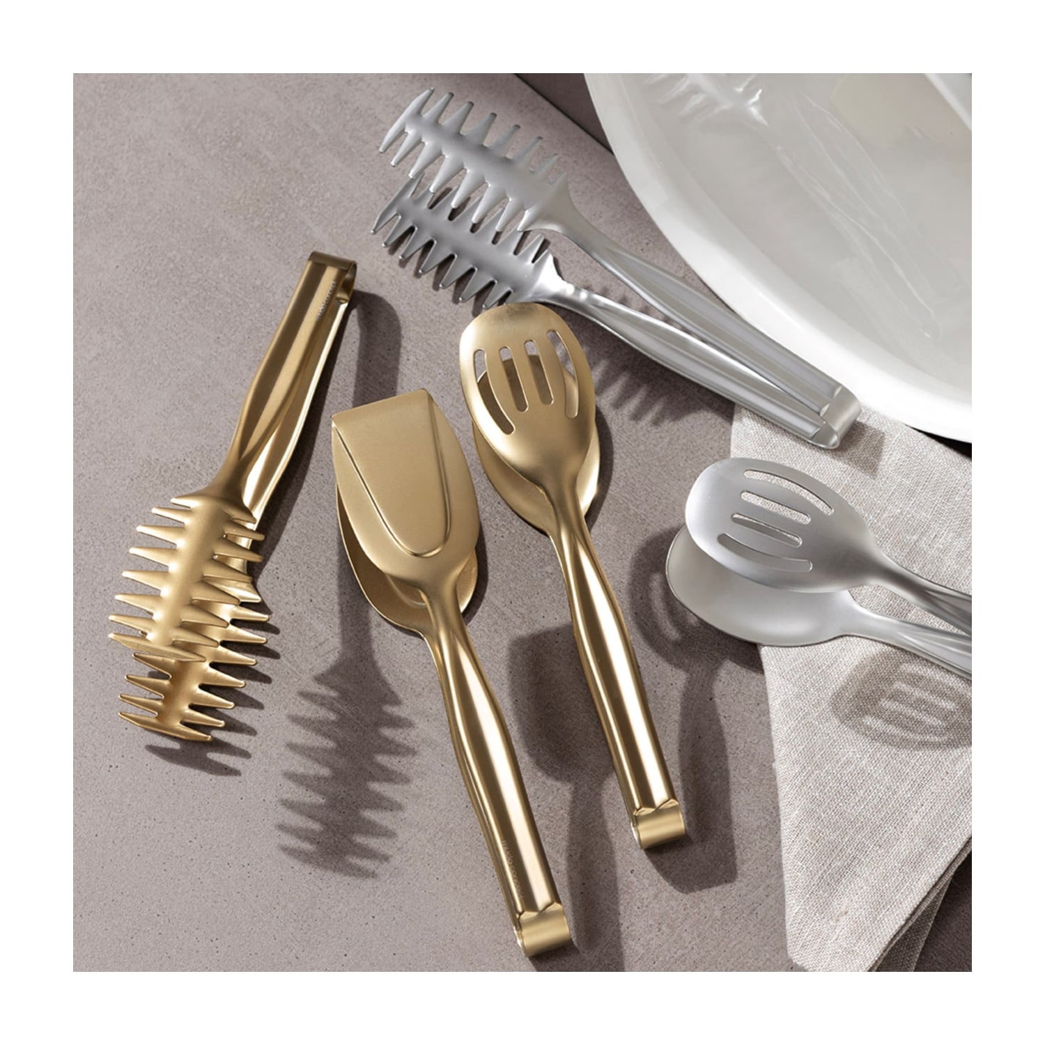 2'Lİ MAŞA SETİ MAT GOLD