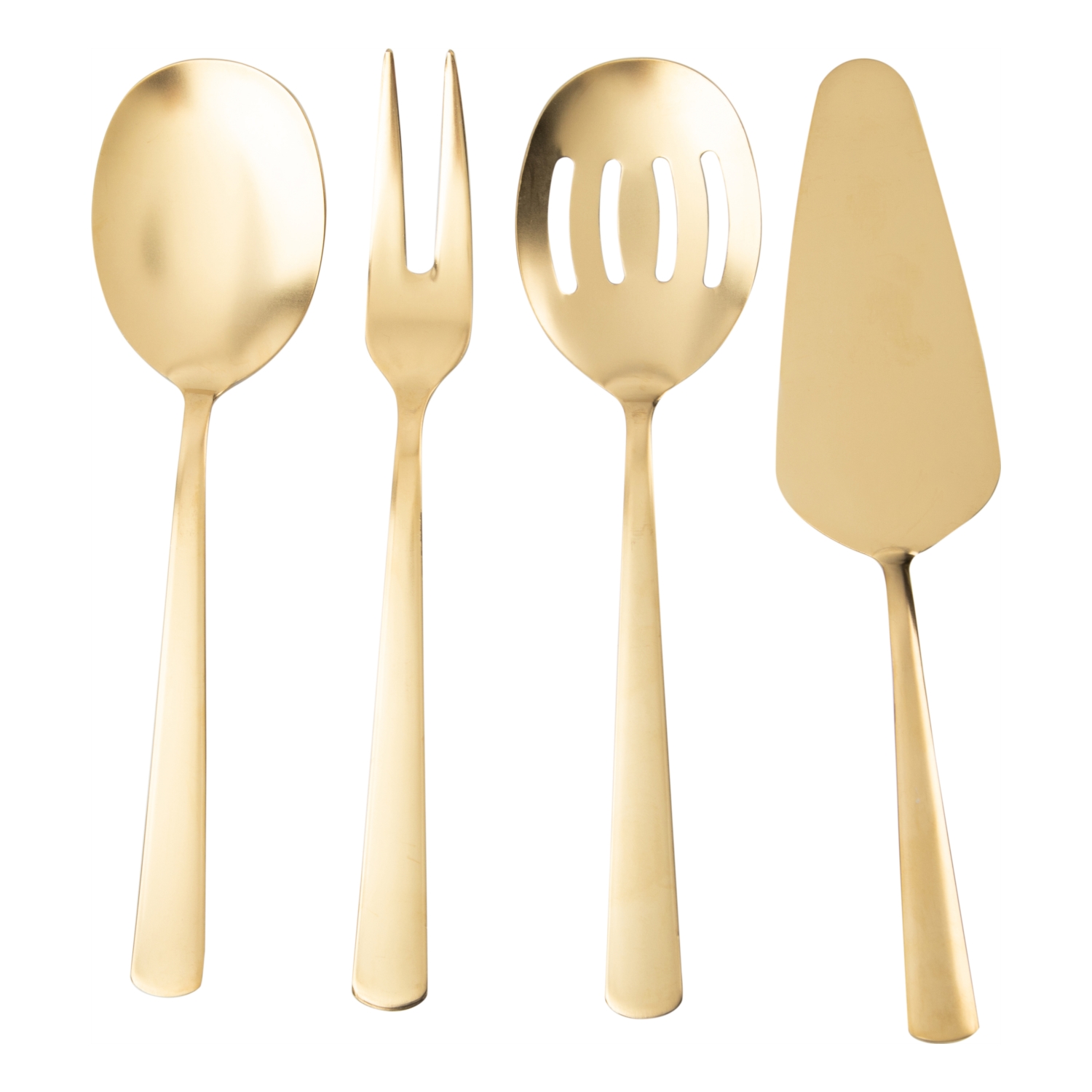 4'LÜ SERVİS SETİ MAT GOLD