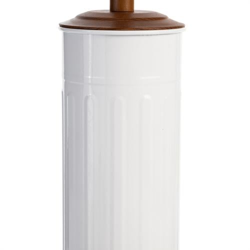  AHŞAP KAPAKLI VINTAGE WC FIRÇASI BEYAZ