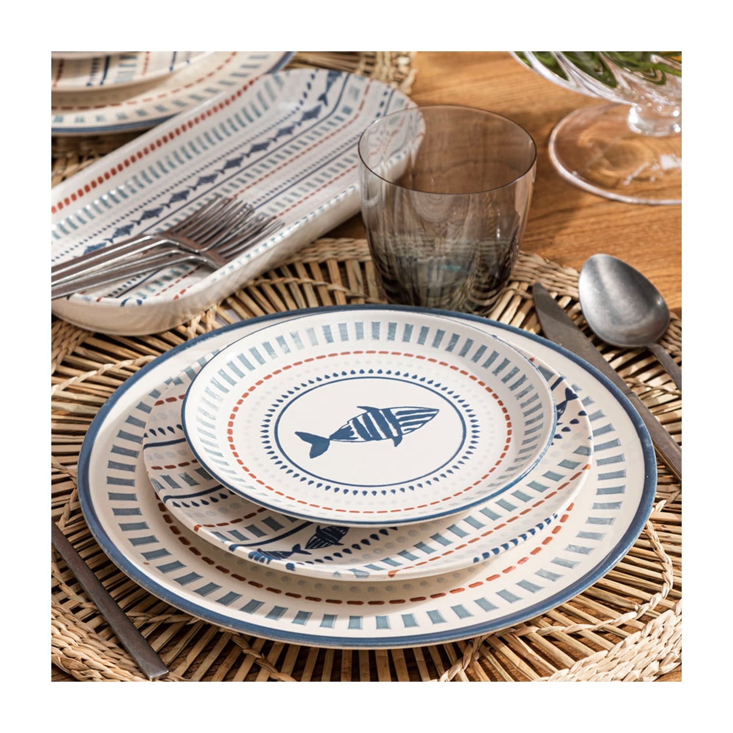 HANDMADE AMERİKAN SERVİS/SUPLA 40 CM