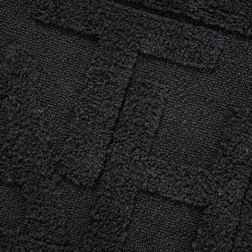  BATH BANYO PASPASI KIRÇILLI SİYAH 50X80