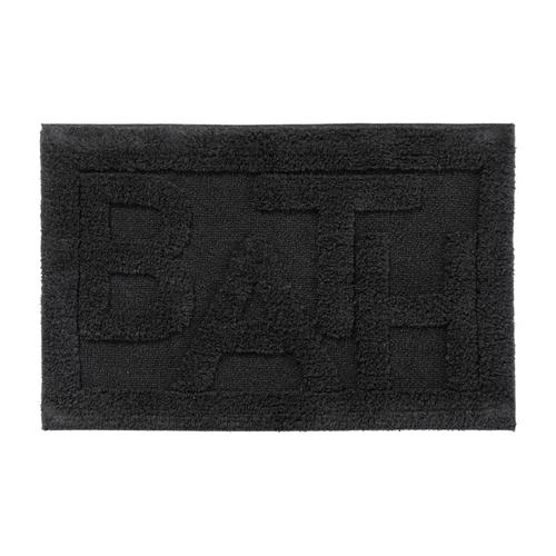  BATH BANYO PASPASI KIRÇILLI SİYAH 50X80