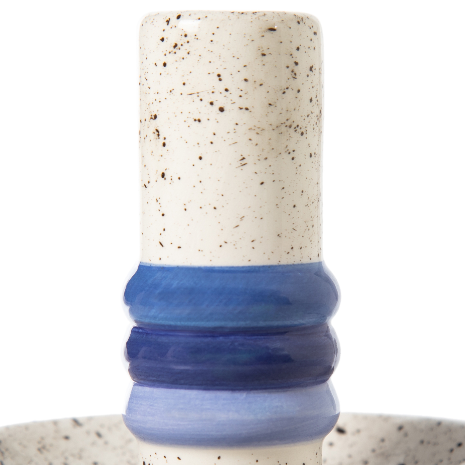 KANDELERO MUMLUK MAVİ 11X10CM