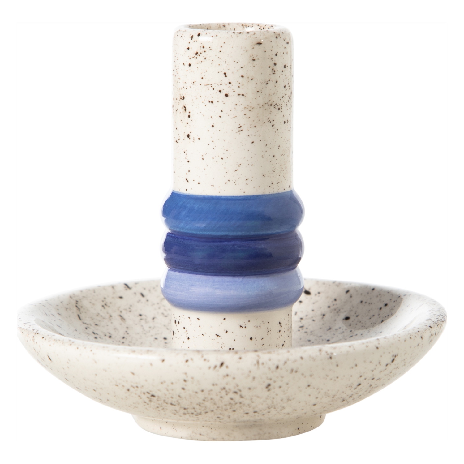 KANDELERO MUMLUK MAVİ 11X10CM