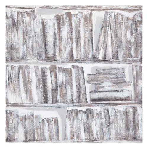  PAPYRI LIBRARY YAĞLIBOYA TABLO 100X100 CM