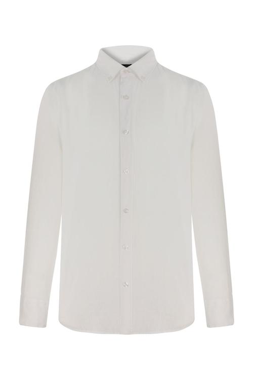  KETEN SLİM FİT GÖMLEK