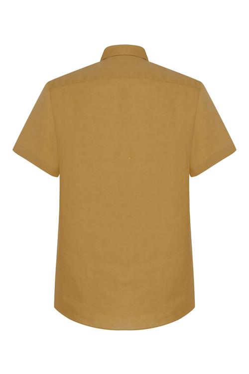  REGULAR KESİM KETEN GÖMLEK