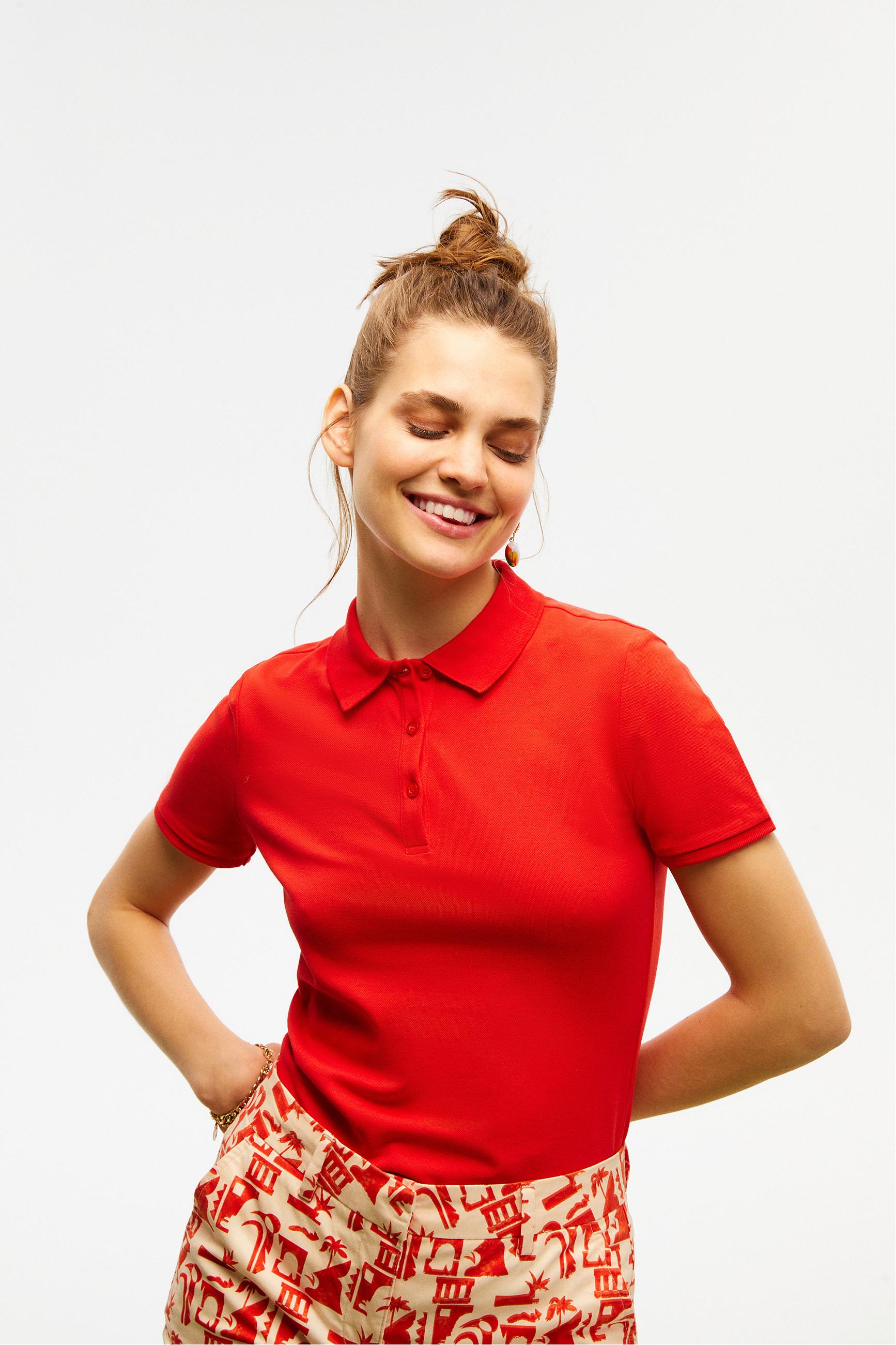 POLO YAKA PAMUKLU T-SHIRT