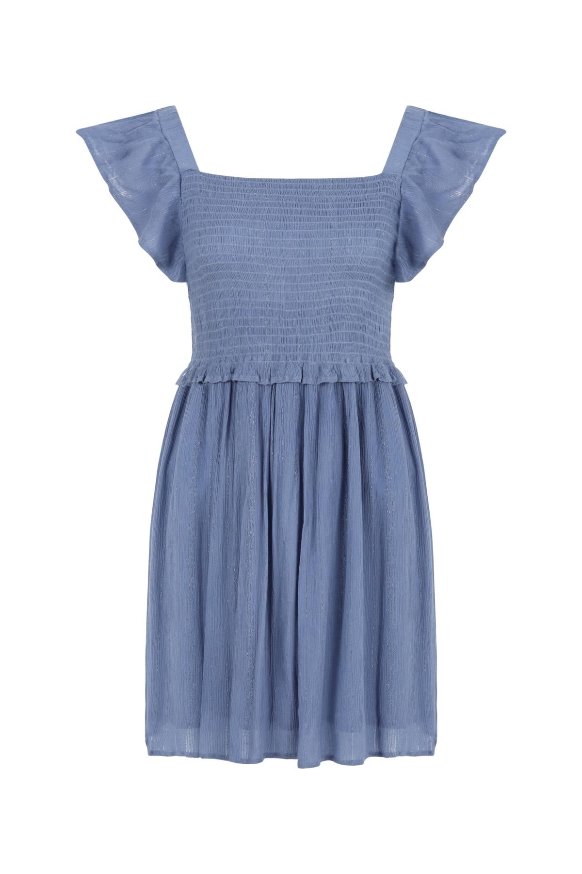 SİMLİ MİNİ ELBİSE