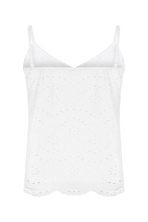  FİSTO İŞLEMELİ ASKILI BLUZ