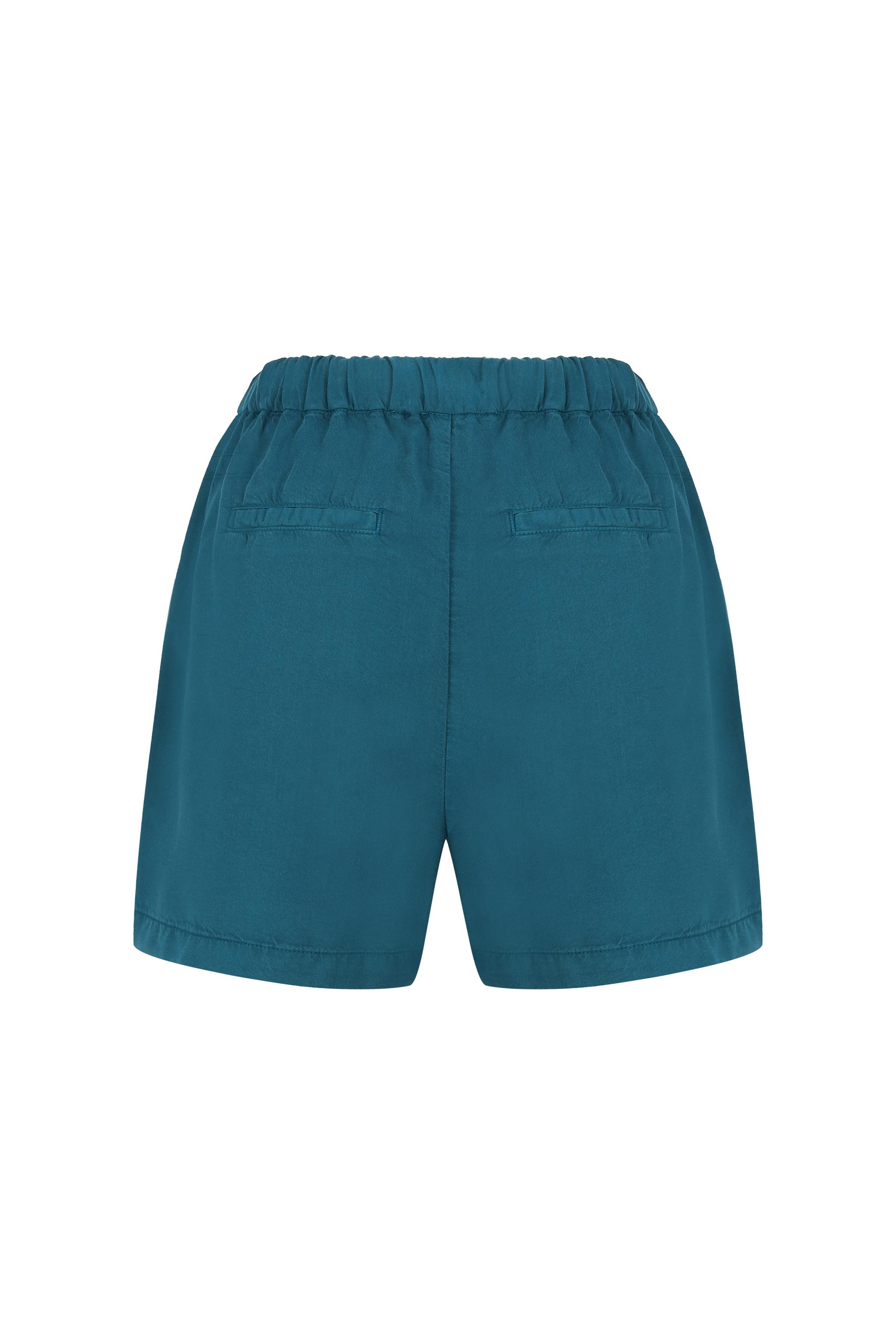 BAĞLAMA DETAYLI TENCEL ŞORT