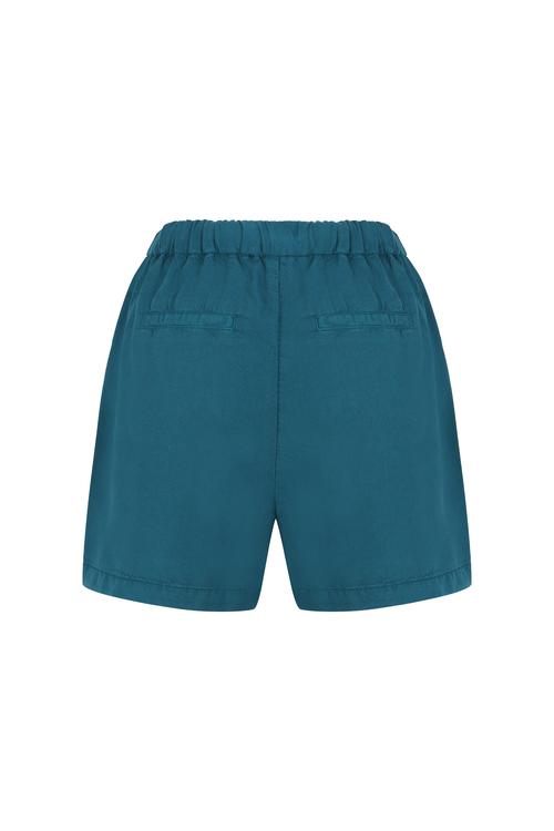  BAĞLAMA DETAYLI TENCEL ŞORT