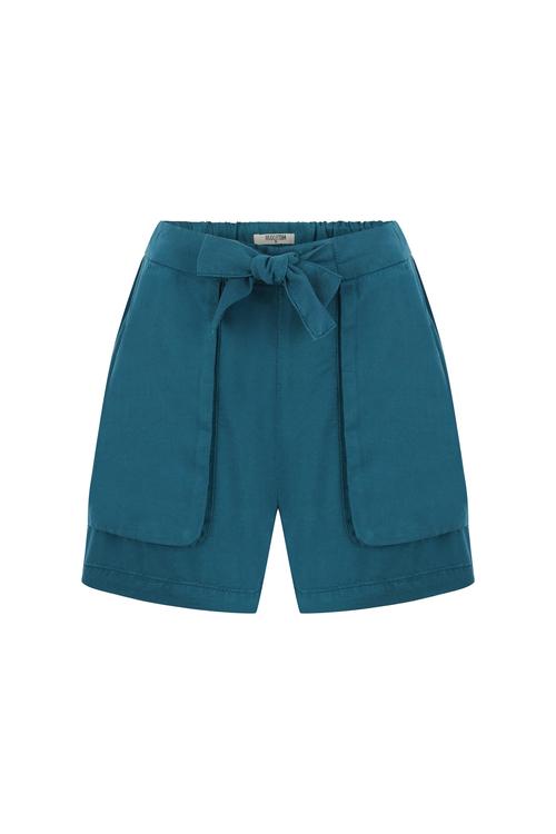  BAĞLAMA DETAYLI TENCEL ŞORT