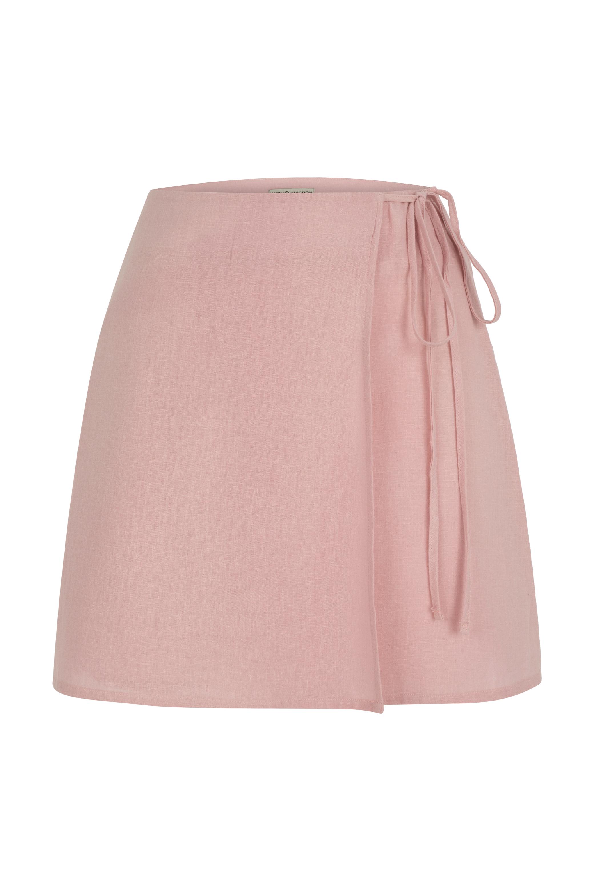 KETEN İÇERİKLİ A FORM MİNİ ETEK