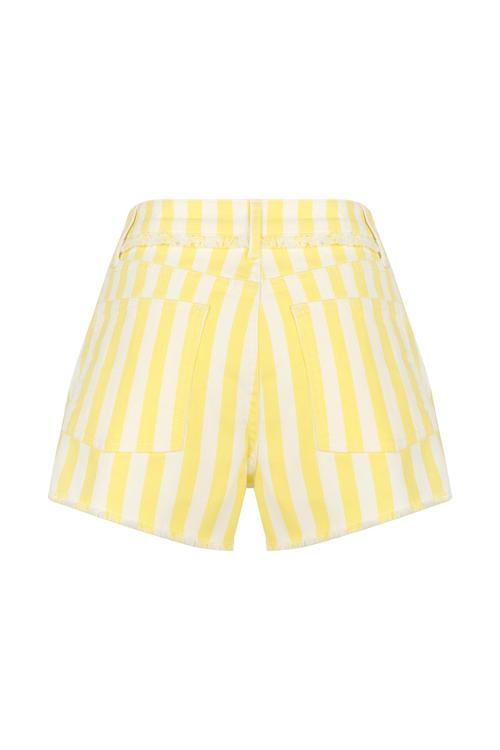  ÇİZGİLİ RAHAT KESİM ŞORT