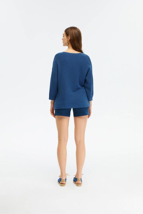  BİSİKLET YAKA İNCE KAZAK