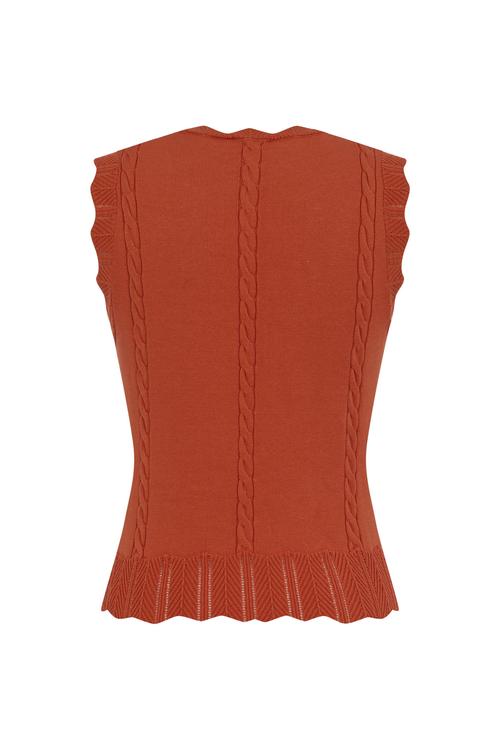  ÇİÇEK İŞLEMELİ ÖRGÜ SÜVETER