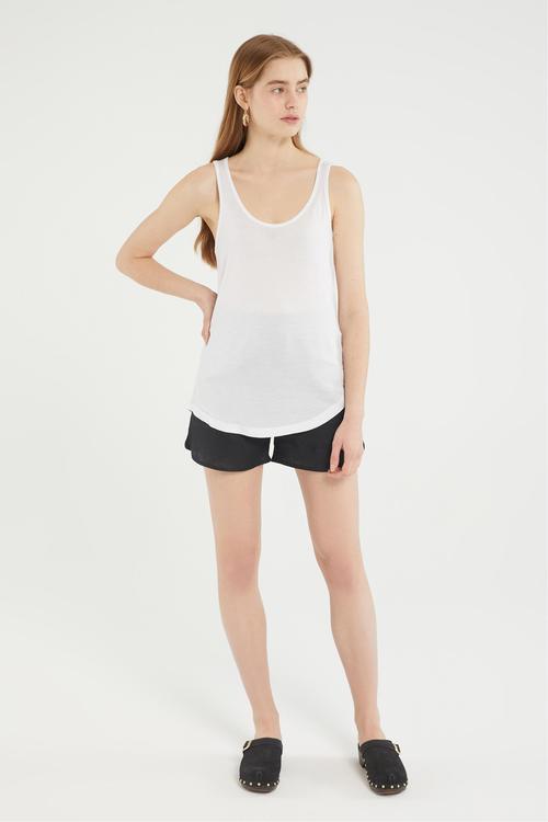  AÇIK YAKA KOLSUZ BASIC ATLET