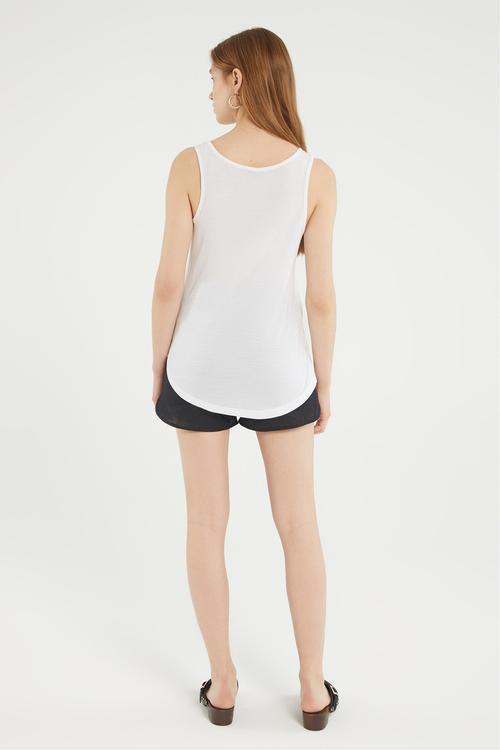  AÇIK YAKA KOLSUZ BASIC ATLET