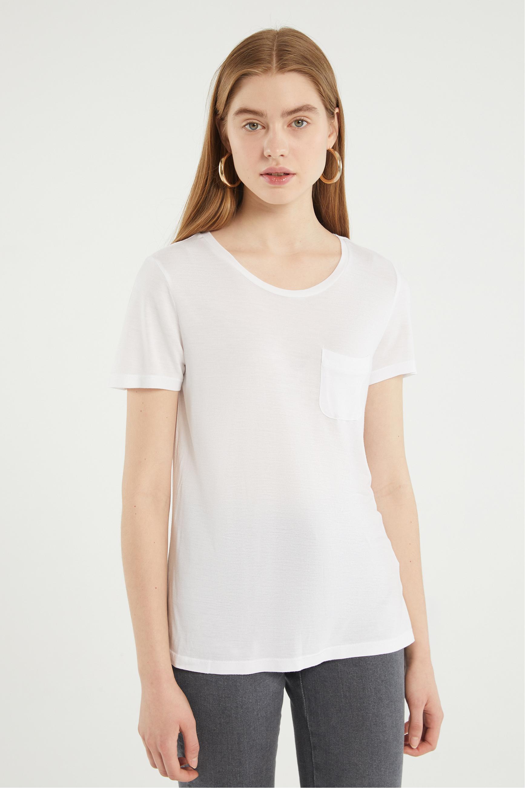 BİSİKLET YAKA BASIC KISA KOL T-SHIRT