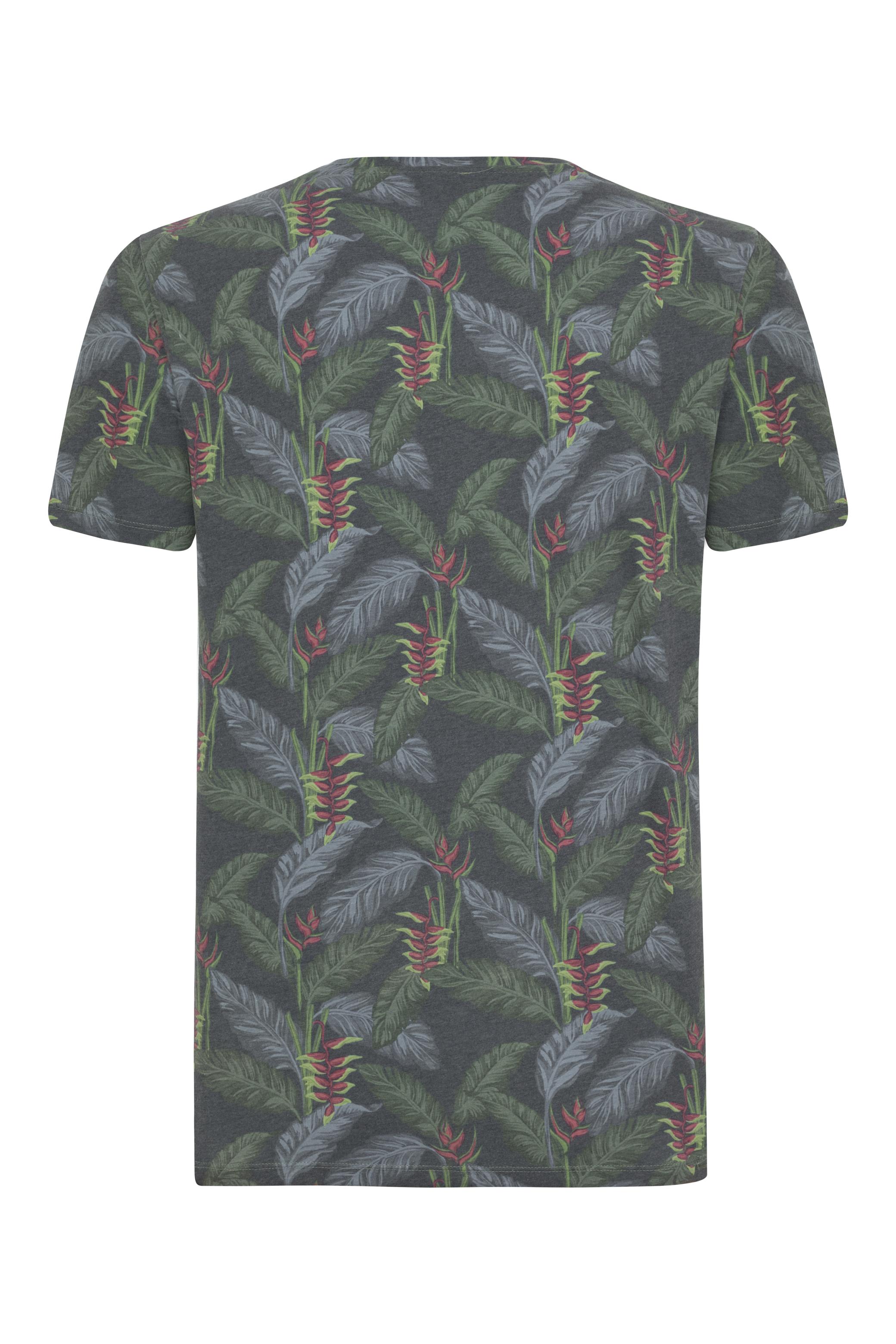 TROPİKAL BİSİKLET YAKA T-SHIRT