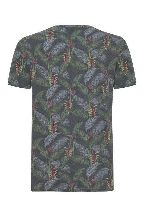  TROPİKAL BİSİKLET YAKA T-SHIRT