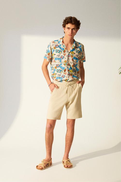  BELİ BAĞLAMALI ÖRME ŞORT