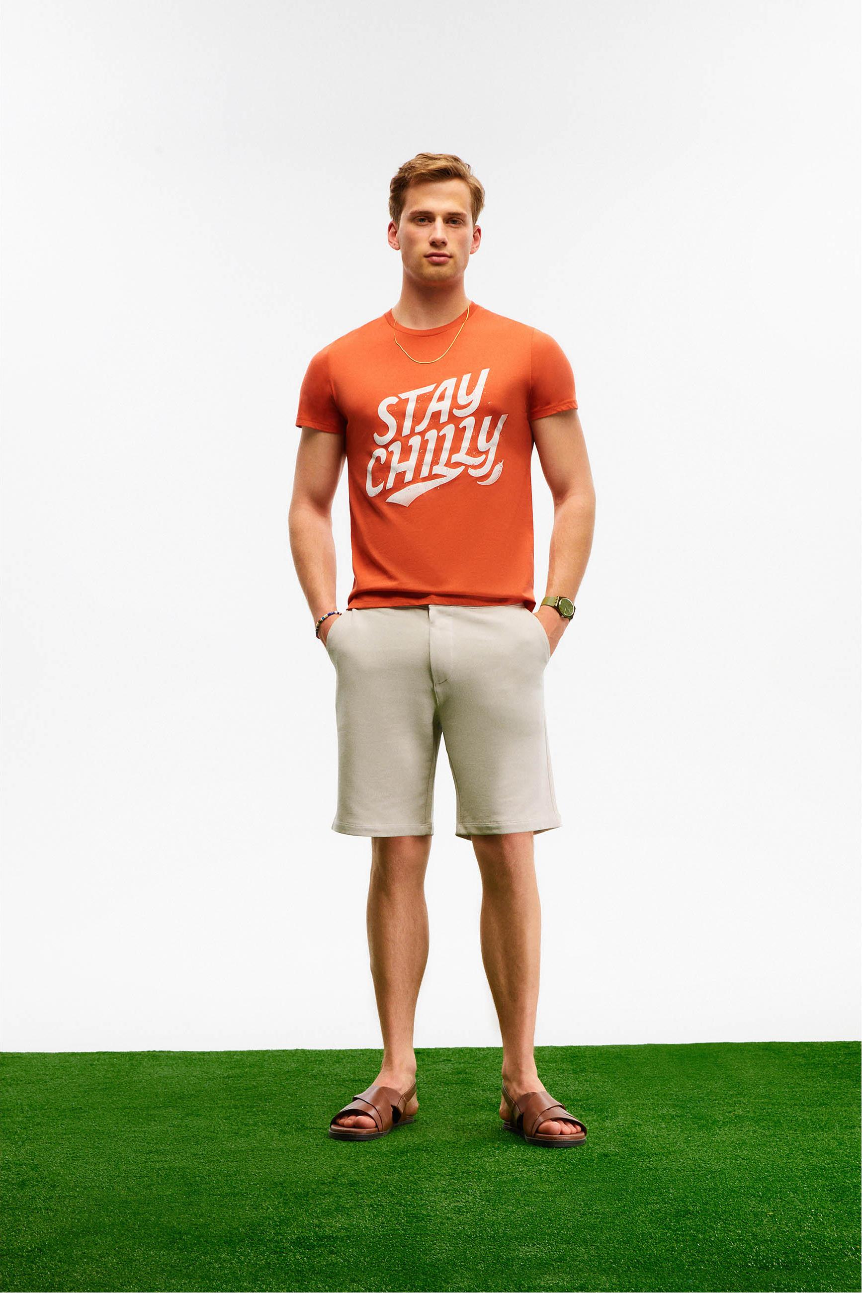 PAMUKLU BERMUDA ŞORT