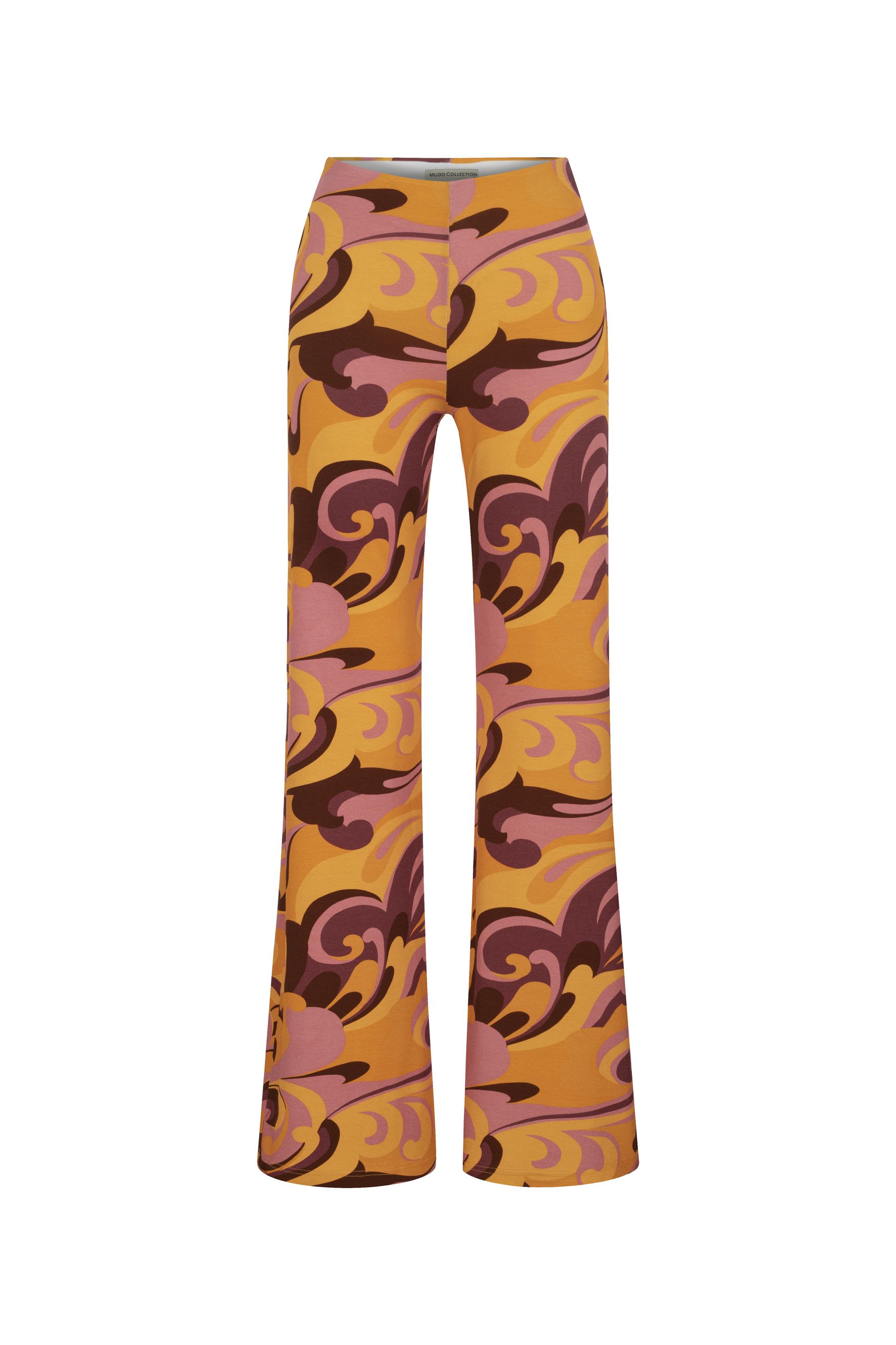 DESENLİ İSPANYOL PAÇA PANTOLON