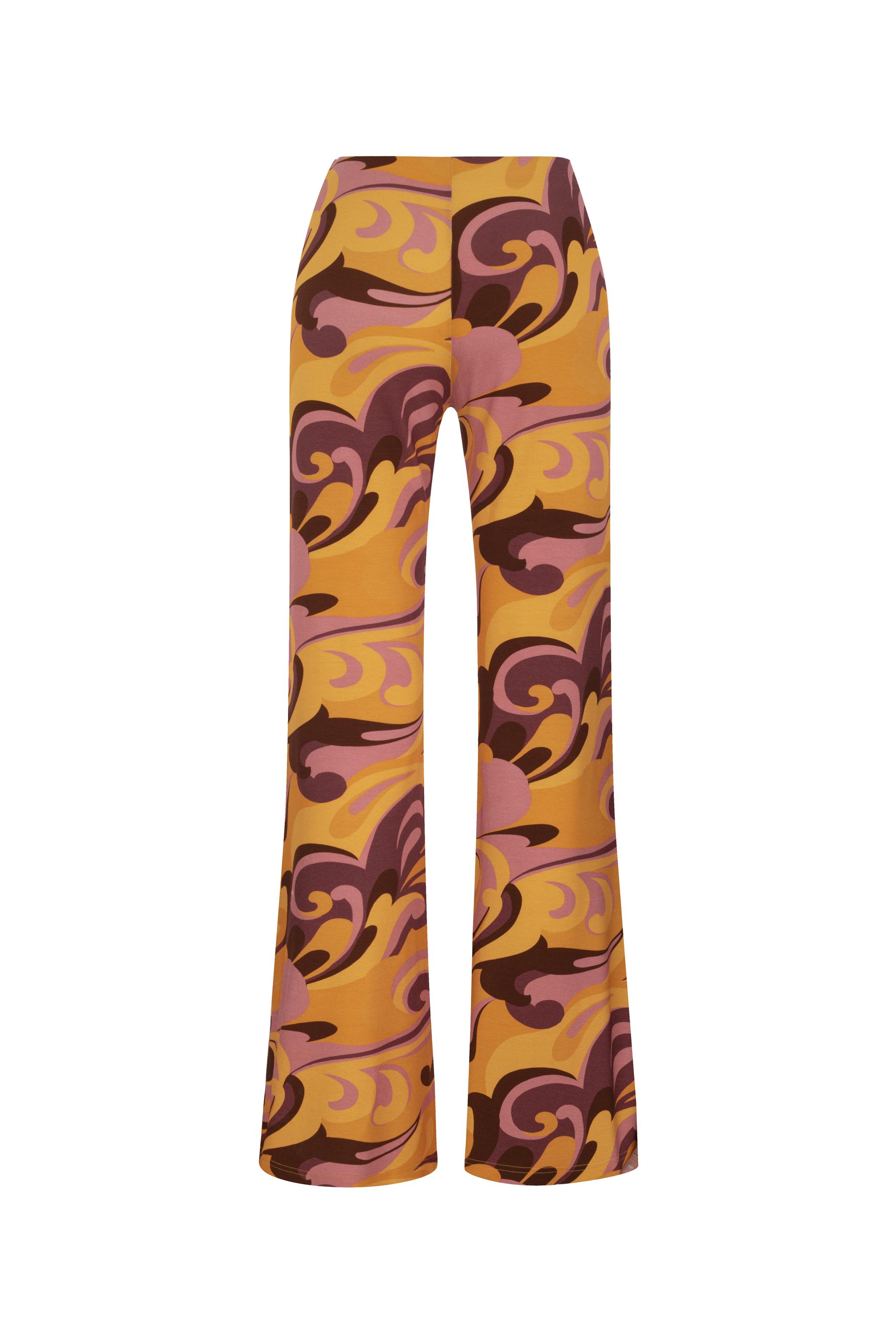 DESENLİ İSPANYOL PAÇA PANTOLON