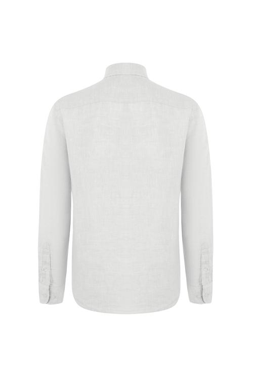  REGULAR FIT KETEN GÖMLEK